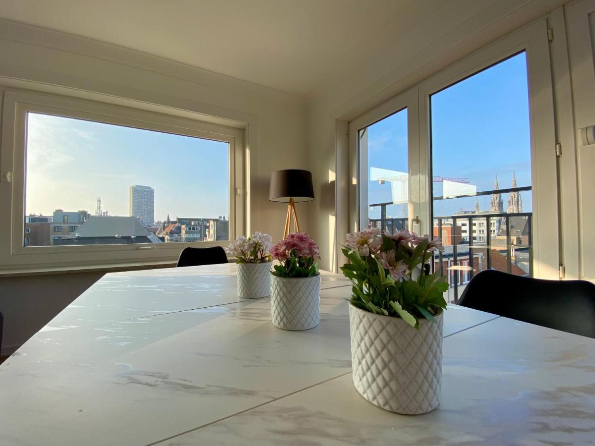 Luxury 3 Bedroom Apartment On The Top Floor With Panoramic View Ostende Extérieur photo