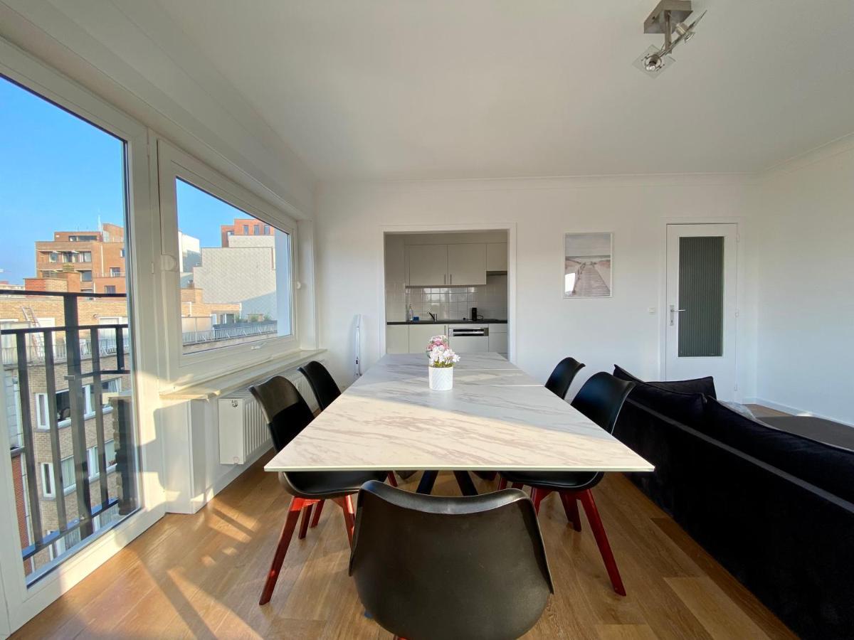 Luxury 3 Bedroom Apartment On The Top Floor With Panoramic View Ostende Extérieur photo